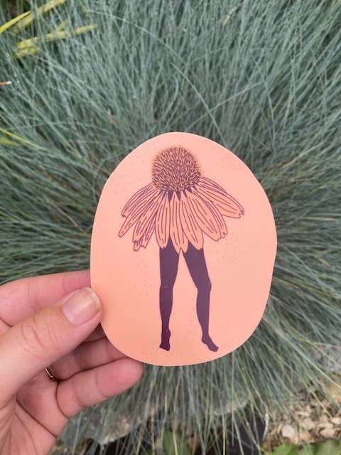 Flower Gal Sticker