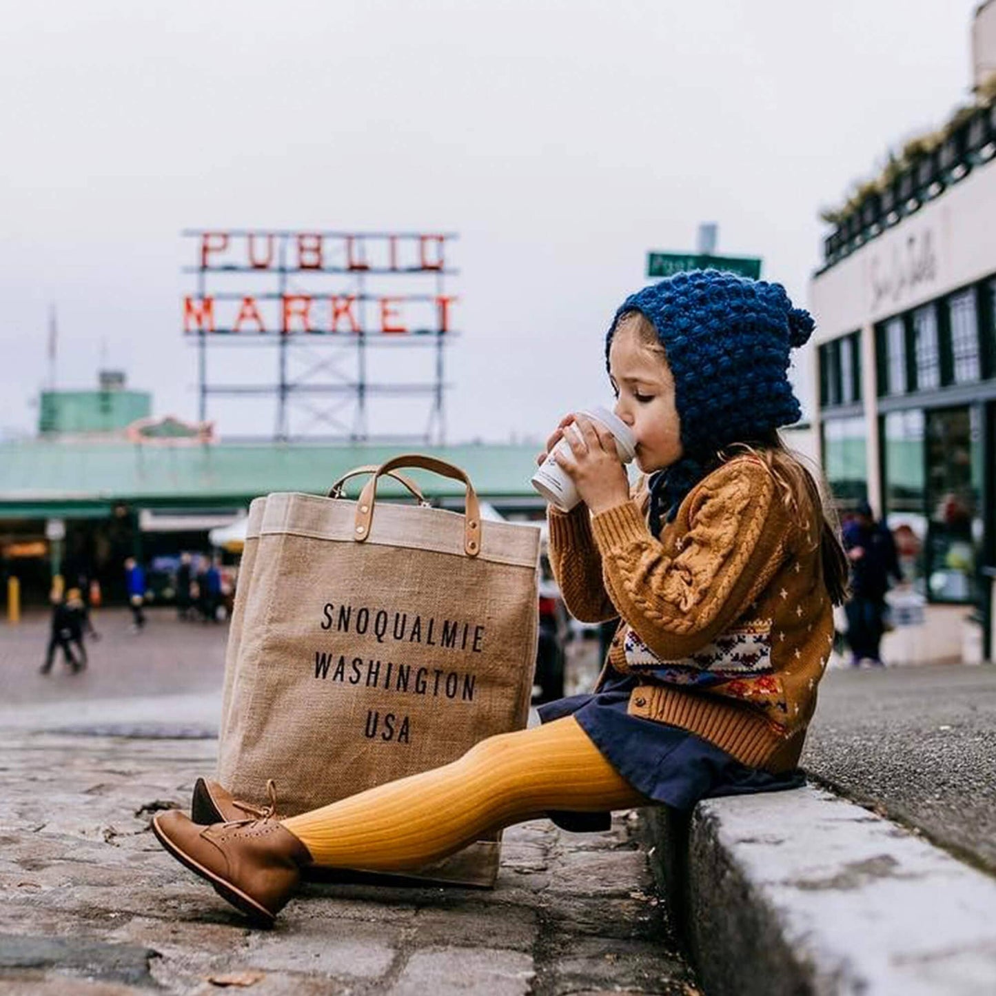 Market Bag in Natural