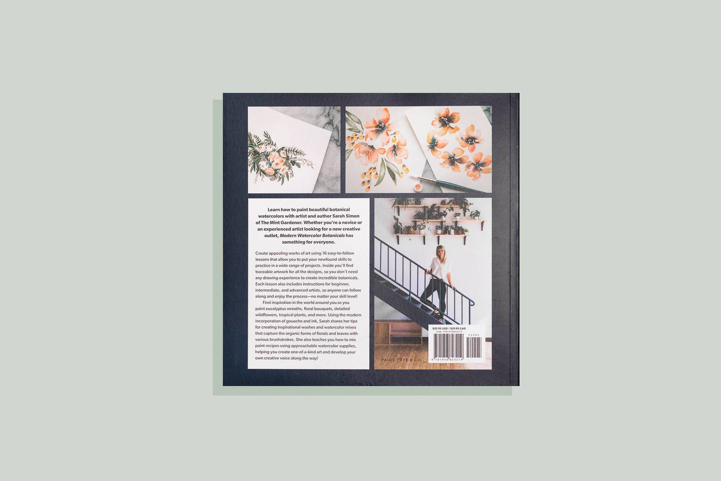 Modern Watercolor Botanicals Art Book