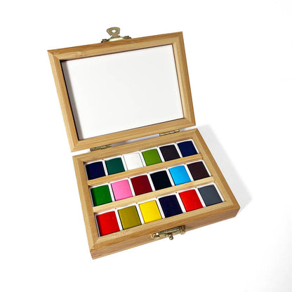 Elseware watercolors - bamboo box - case