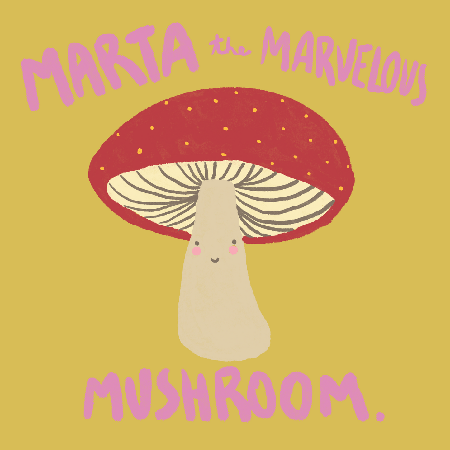 Marta the Marvelous Mushroom Sewing Kit