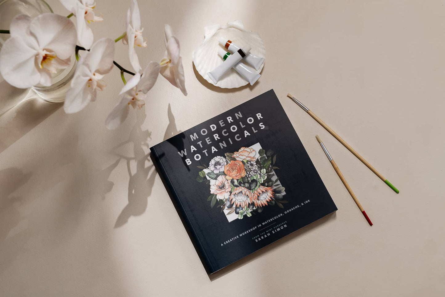 Modern Watercolor Botanicals Art Book