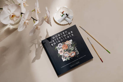 Modern Watercolor Botanicals Art Book