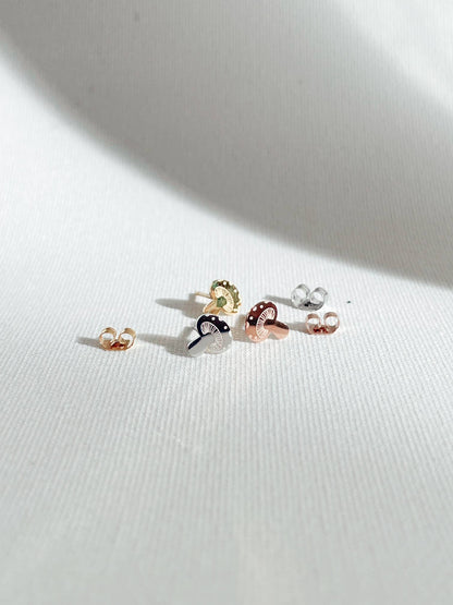 Dainty Little Tiny Things | Groovy Mushrooms | Earring Studs