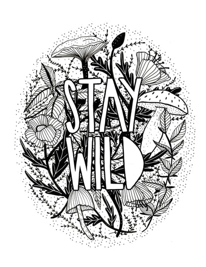 Stay Wild Sticker