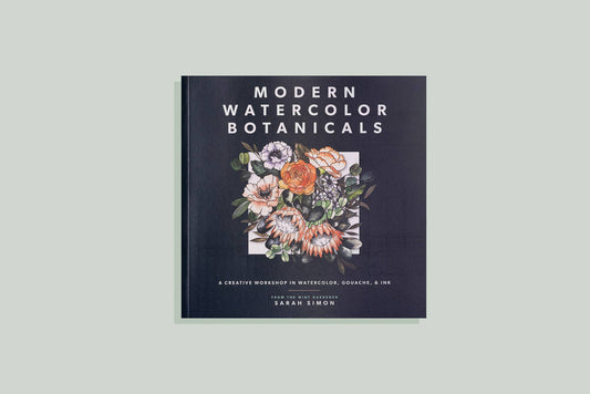 Modern Watercolor Botanicals Art Book