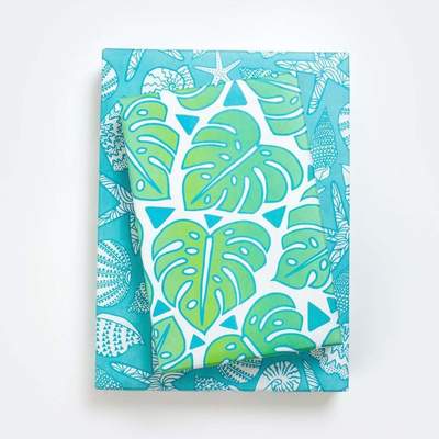 Monstera Jungle • Double-sided Eco Wrapping Paper • Everyday