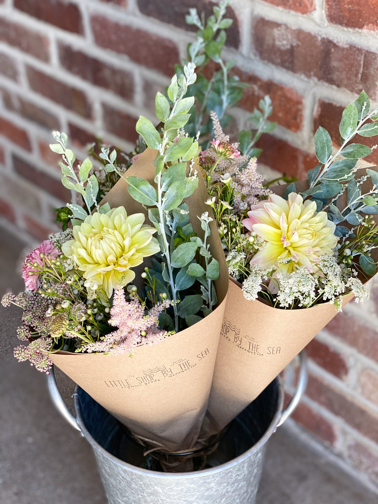 Paper Wrapped Bouquet